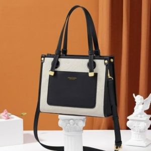 Luxurious Geometric Rose Pattern Large Capacity Shopper Bag